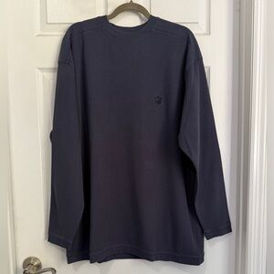 Eco Green 100% Organic Cotton Men’s Top XL Blue Long Sleeve Casual Quality